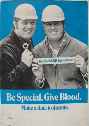 "be special. give blood"