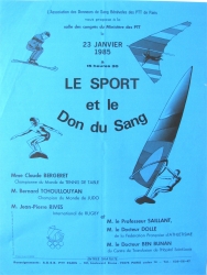 le sport et le dond du sang
