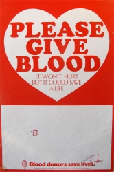 please give blood