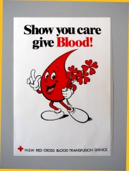 Show you care give blood