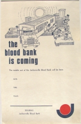 the blood bank is coming