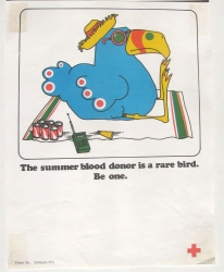 the summer blood donor is a rare bird